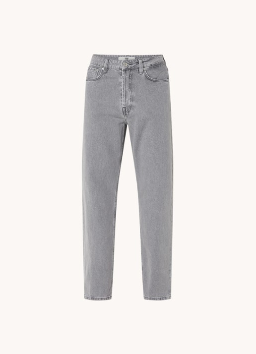 America Today Dallas loose fit jeans met gekleurde wassing - voorkant grijs