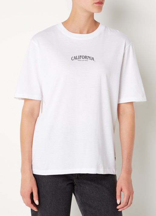 America Today Elle T-shirt met print - detail wit