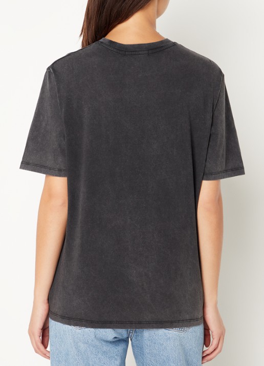 America Today Elle T-shirt met print - achterkant grijs