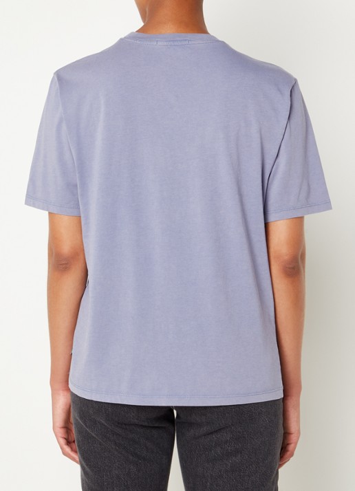 America Today Elle T-shirt met print - achterkant 4 staalblauw