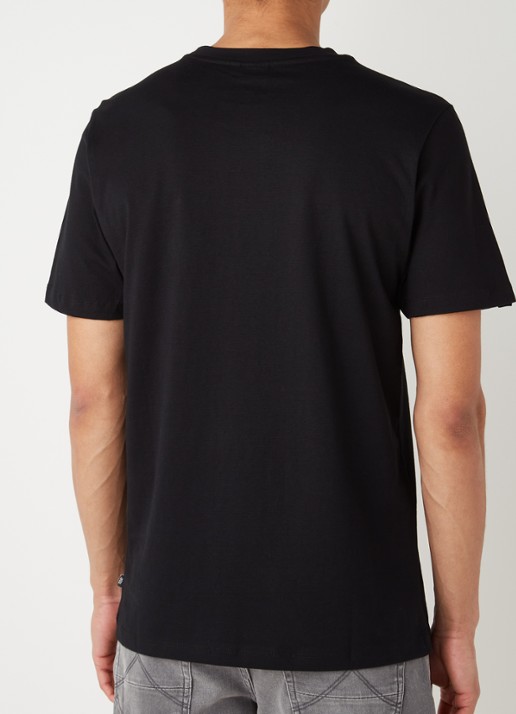 America Today Eric T-shirt van katoen - achterkant 4 zwart