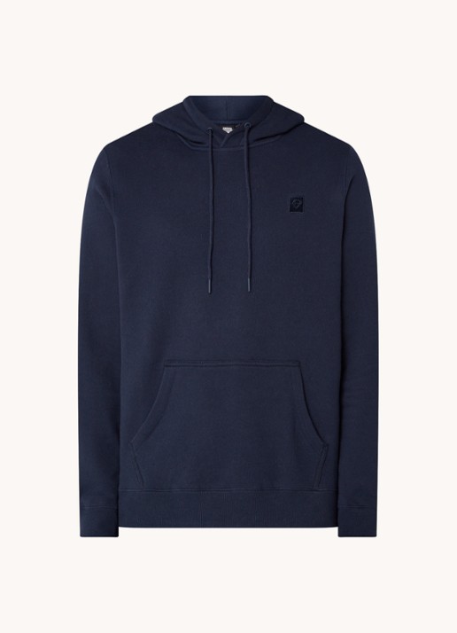 America Today Sanford hoodie met logoborduring - voorkant 4 blauw