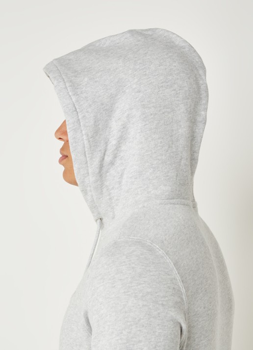 America Today Sanford hoodie met logoborduring - detail 5 grijsmele