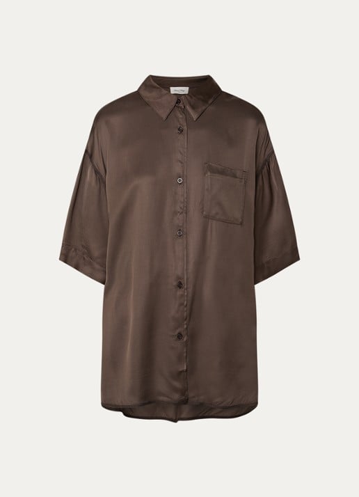 American Vintage Bovalow blouse van satijn