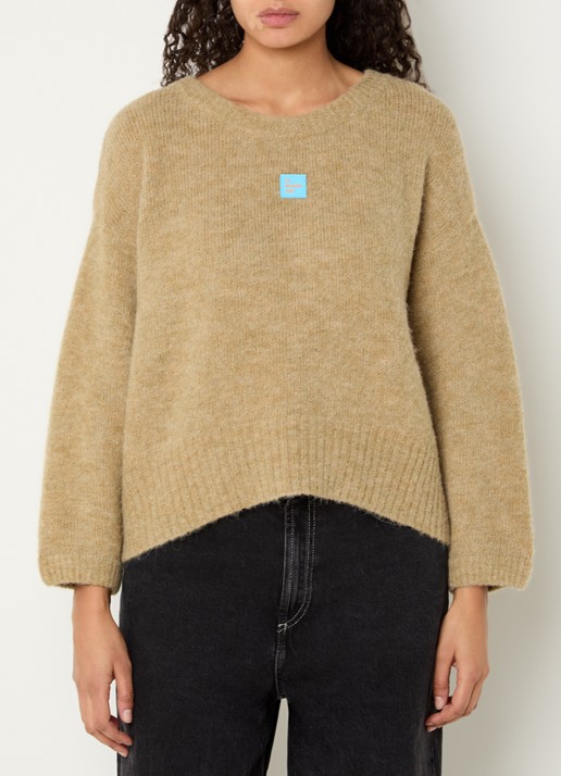 American Vintage East fijngebreide trui in alpaca wolblend