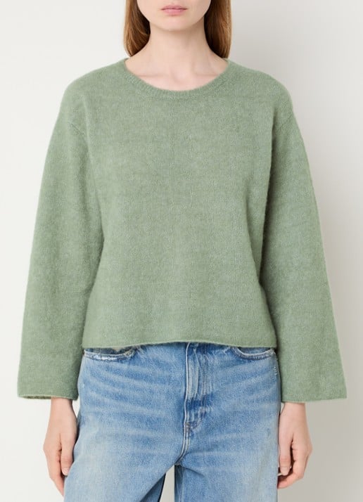 American Vintage Fijngebreide trui in alpaca wolblend