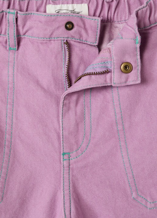 American Vintage Grace bay korte broek met steekzakken - detail 3 lila