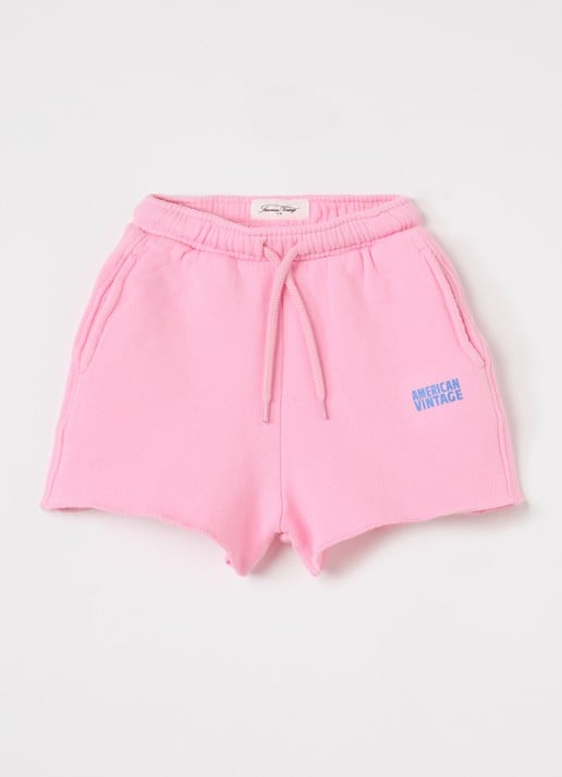 American Vintage Izubird loose fit korte joggingbroek met logo