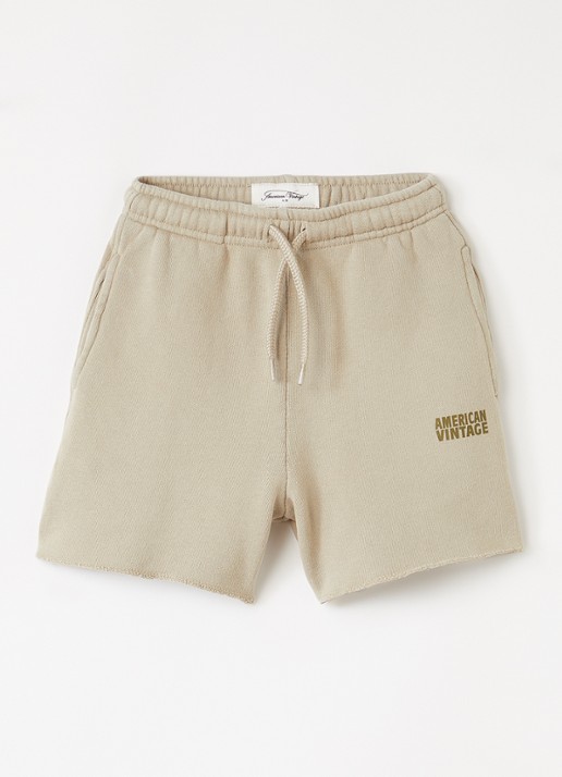 American Vintage Izubird straight fit korte joggingbroek met logo