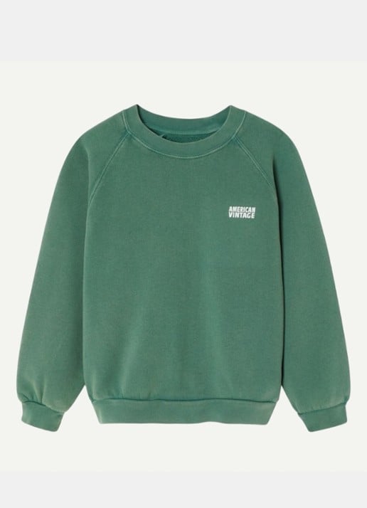 American Vintage Izubird sweater met logo