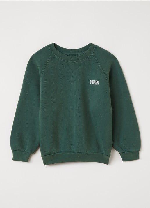 American Vintage Izubird sweater met logo