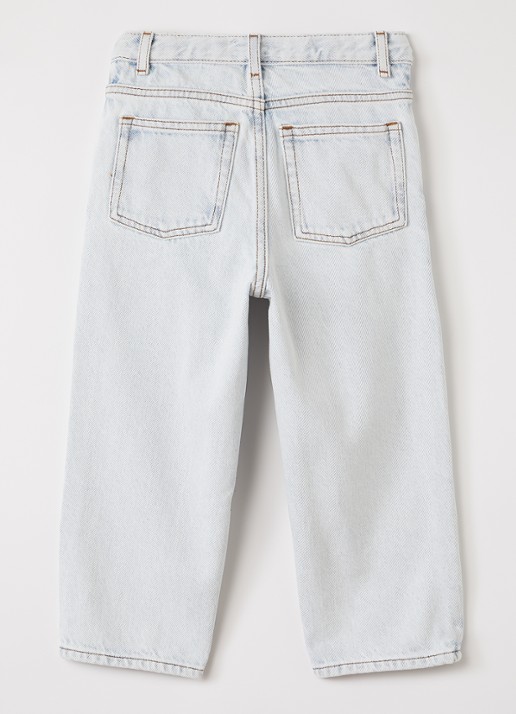 American Vintage Joybird straight leg jeans - voorkant 2 lichtblauw