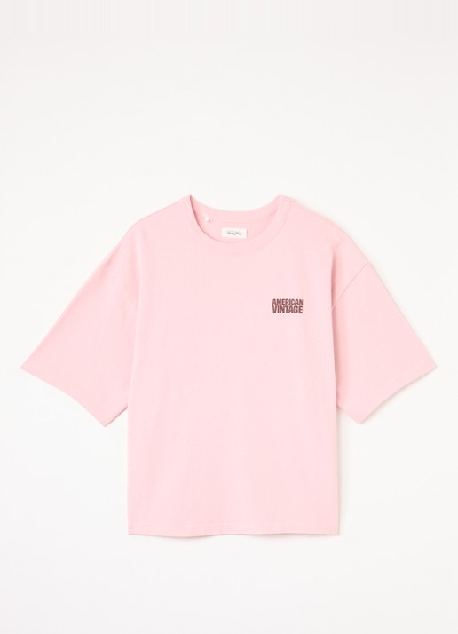 American Vintage T-shirt met logo