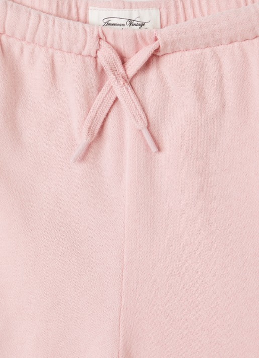 American Vintage Yko wide fit joggingbroek met logo - detail 4 roze