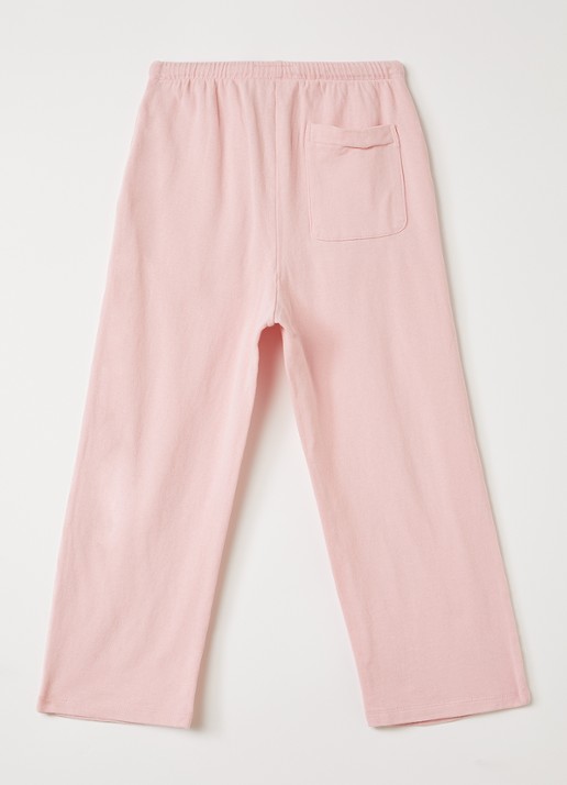 American Vintage Yko wide fit joggingbroek met logo - voorkant 2 roze