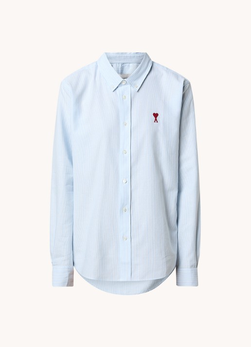 AMI Paris Blouse met logo - voorkant 4 multicolor