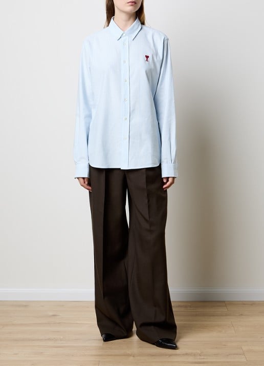 AMI Paris Blouse met logo - voorkant 5 multicolor