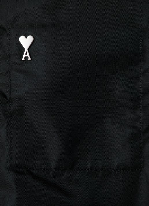 AMI Paris Jack met logo en steekzakken - detail 5 zwart