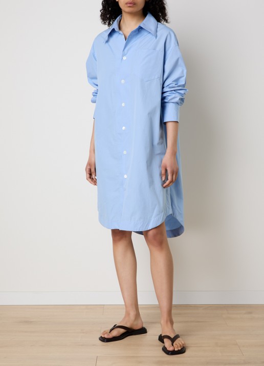 AMI Paris Midi blousejurk met borstzak