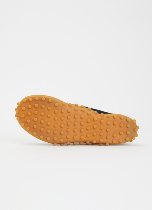 AMI Paris Mirage sneaker met schapenleren details - detail 5 zwart