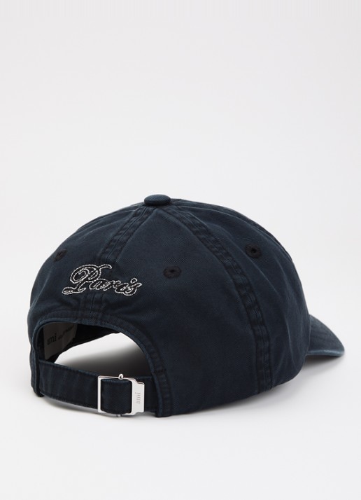 AMI Paris Pet met logo - detail zwart