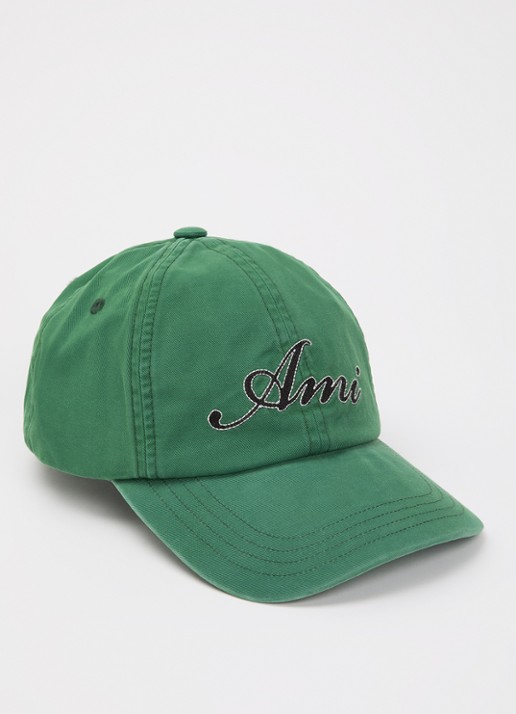 AMI Paris Pet met logo - voorkant groen