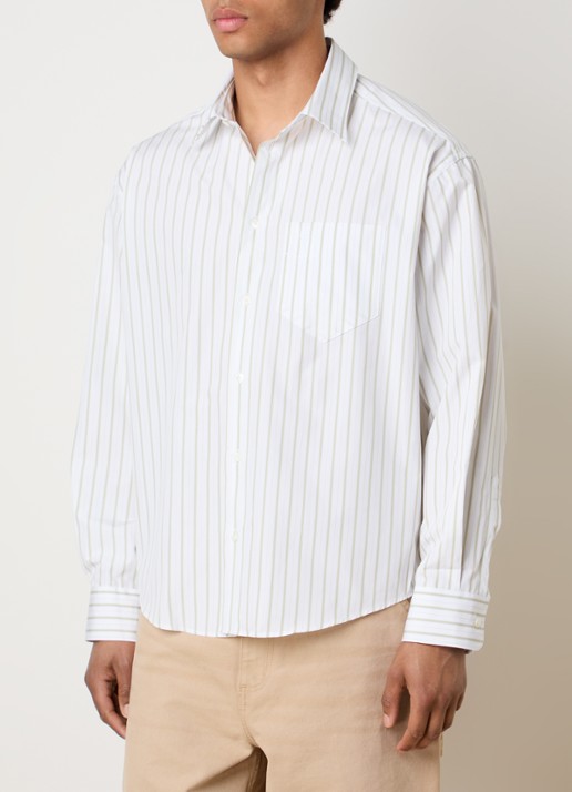 AMI Paris Regular fit overhemd met streepprint