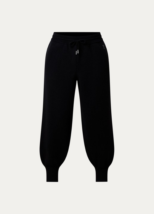 AMI Paris Tapered fit broek met steekzakken - voorkant 5 zwart