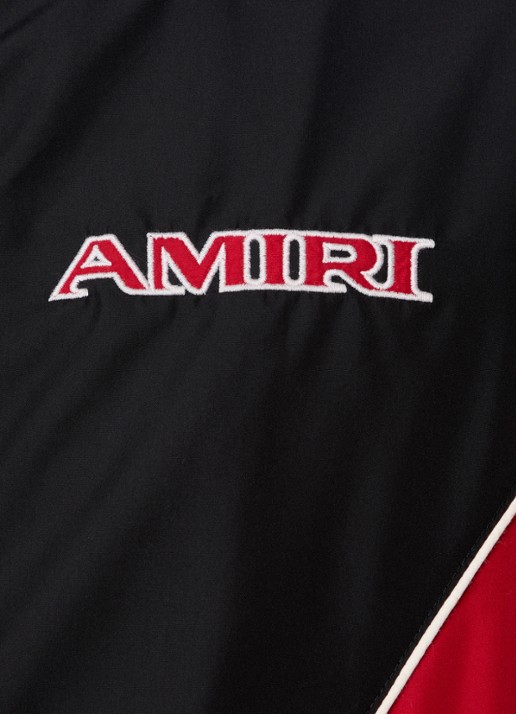 AMIRI Amouja Windjack met steekzakken en logo - detail 3 zwart