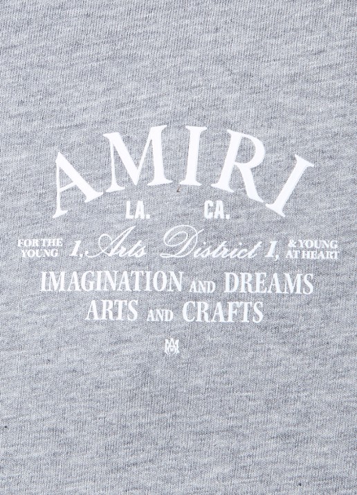 AMIRI Arts District T-shirt met logo - detail 3 grijs