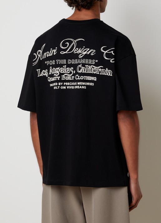 AMIRI Dreamers Chain T-shirt met logo- en backprint