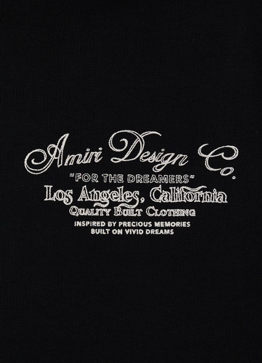 AMIRI Dreamers Chain T-shirt met logo- en backprint - detail 2 zwart