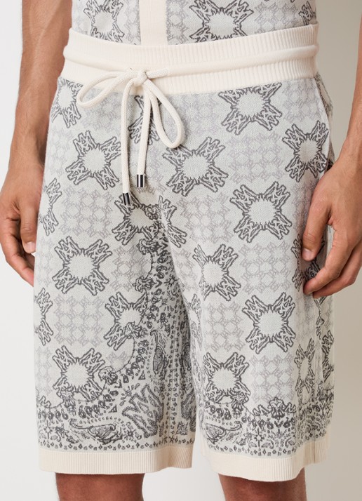 AMIRI Loose fit korte broek met logoborduring