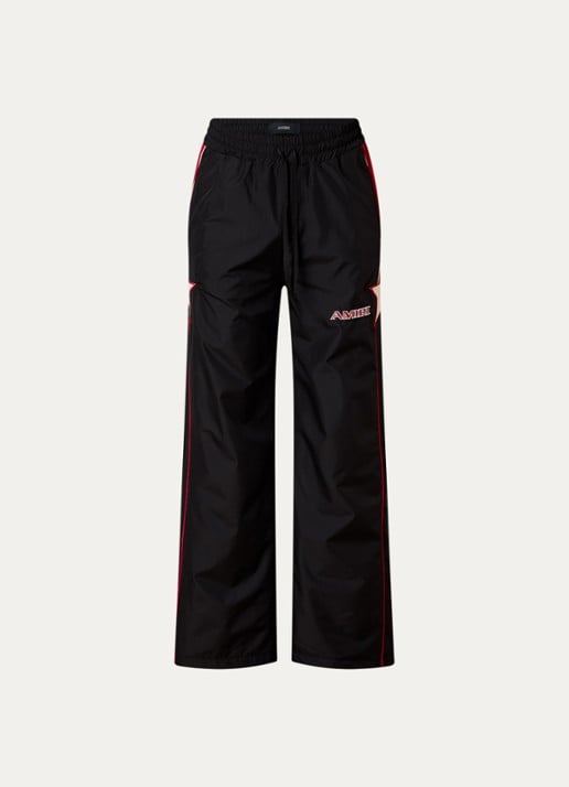 AMIRI Loose fit trackpants met logo en steekzakken - voorkant 5 zwart