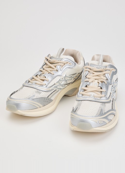 AMIRI M-Tech sneaker van mesh met details van leer - detail wit
