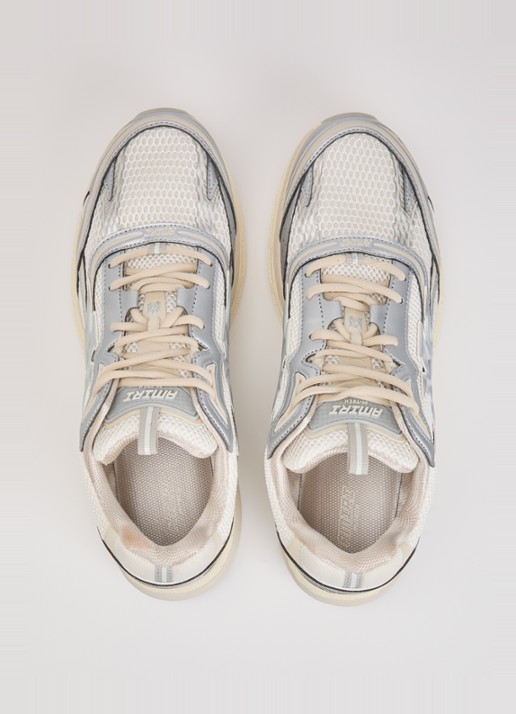 AMIRI M-Tech sneaker van mesh met details van leer - detail 2 wit
