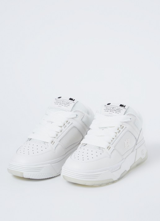 AMIRI MA-1 sneaker van leer met mesh details  - detail wit