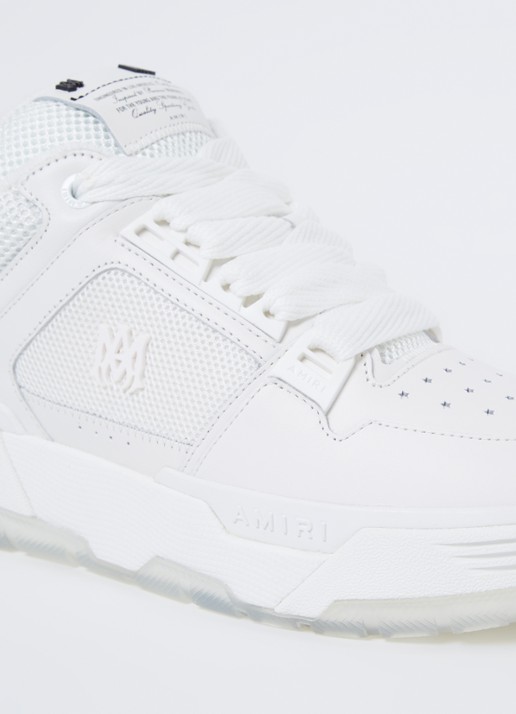 AMIRI MA-1 sneaker van leer met mesh details  - detail 4 wit
