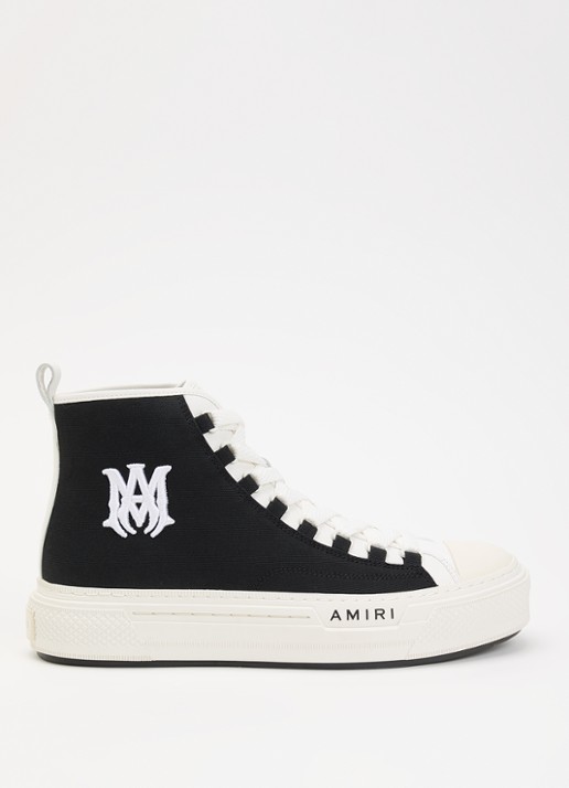AMIRI MA Court Hi sneaker van canvas met details van leer