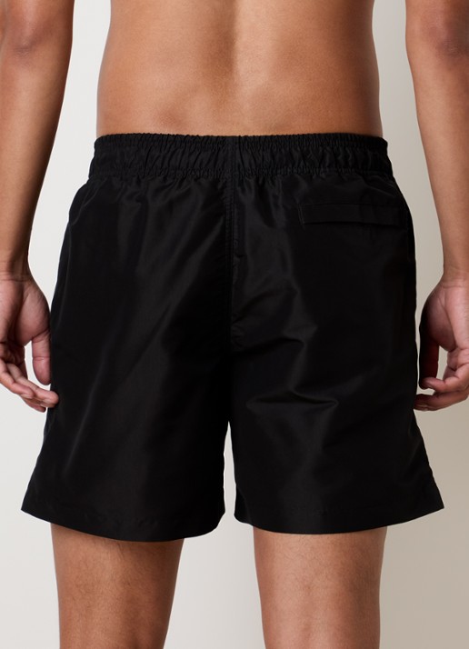 AMIRI Patch zwemshort met 3D logo en steekzakken - achterkant 3 zwart