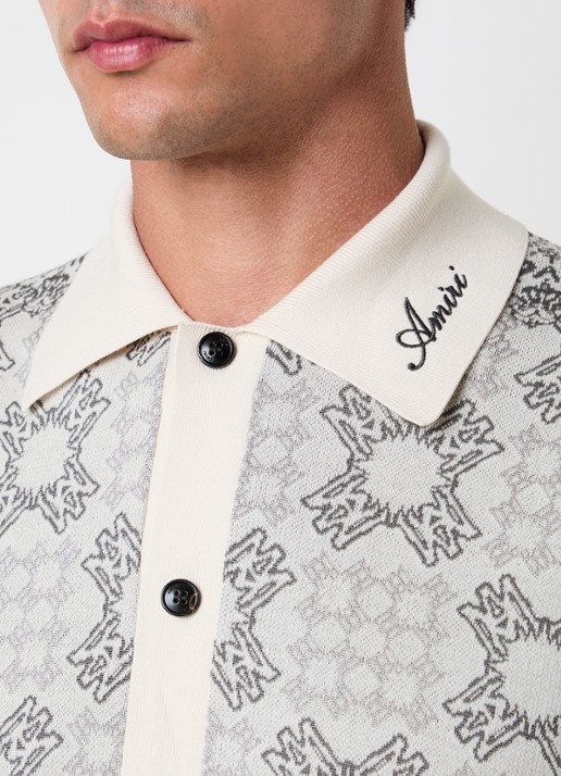 AMIRI Regular fit overhemd met print - detail 2 donkerbeige