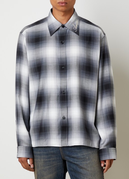 AMIRI Regular fit overhemd met ruitdessin