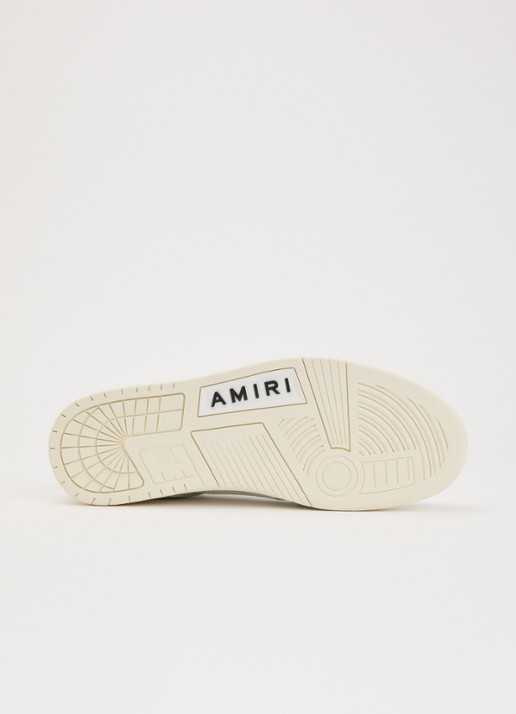 AMIRI Skel top sneaker van leer - detail 3 ivoor
