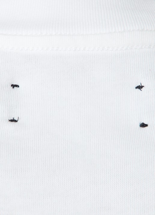AMIRI Spirit T-shirt met logo- en backprint - detail 4 gebroken wit