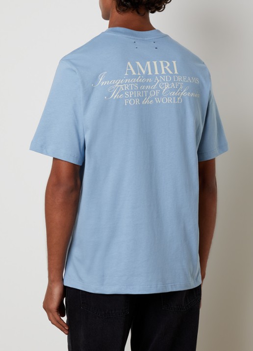 AMIRI Spirit T-shirt met logo- en backprint