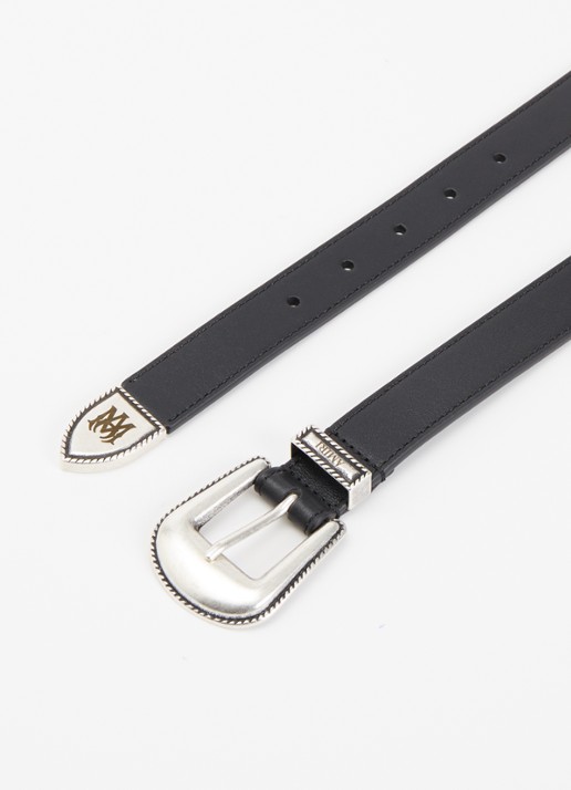 AMIRI Western riem van leer  - detail 2 zwart
