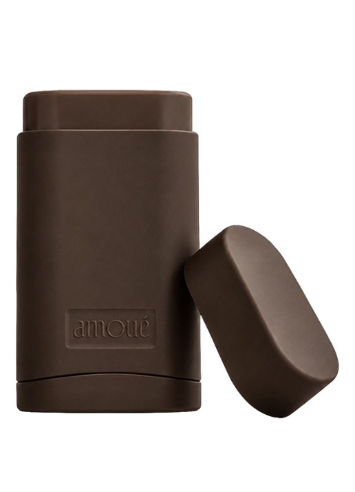 Amoué Refillable Deodorant Case Chocolate - navulbare deodoranthouder - voorkant 4 chocolate
