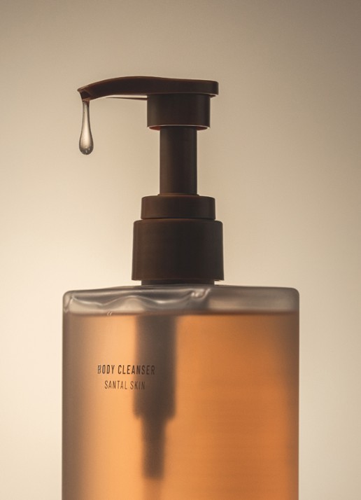 Amoué Santal Skin Body Cleanser - douchegel - voorkant 2 undefined