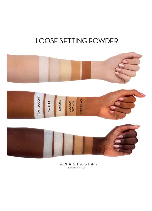 Anastasia Beverly Hills Loose setting powder - losse poeder - detail 4 translucent