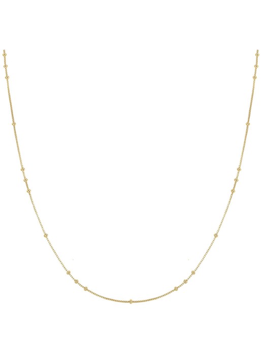 Ania Haie Mini Bead Station ketting S verguld
